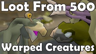 Warped Creature Slayer Guide  Loot From 500 Kills Best Cannon Spots [upl. by Kyla19]