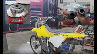 DRZ 125 Build Part 2 Cam amp Flywheel [upl. by Rapp]