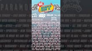 Warped Tour 2025 leaked lineup [upl. by Clausen]