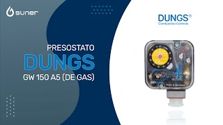 Presostato de gas Dungs para quemadores Código Suner 7650235 [upl. by Oruam104]