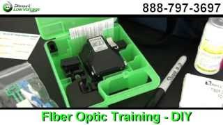 Fiber Optic Training Online DIY Cable and Connectors [upl. by Rednas]