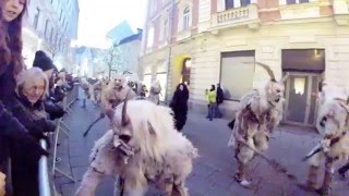 Krampus Parade Graz  Austria December 2013 [upl. by Daitzman]