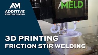 3D Printing From Metal Barstock Using Friction Stir Welding [upl. by Falda408]