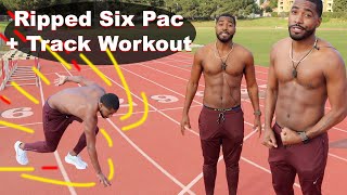 Marathon Track Workout  How I Got my Six Pac Back Ripped [upl. by Bronnie]