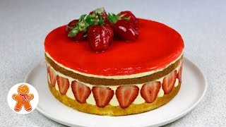 Клубничный торт quotФрезьеquot ✧ Fraisier Torte  Fraisier Cake English Subtitles [upl. by Hock]