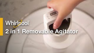 Whirlpool® 2 in 1 Removable Agitator Washing Machine [upl. by Beker]