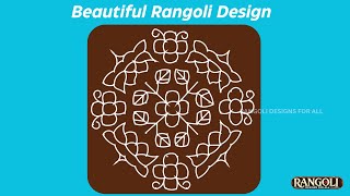 Beautiful Latest Rangoli Design  Easy amp Colorful Special Rangoli Designs  Rangoli Designs [upl. by Annal]