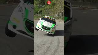 Rally del Sebino 2024 Crash Rollover [upl. by Yrevi]