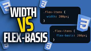 Você acha que WIDTH e FLEXBASIS fazem a mesma coisa❔ Achou ERRADO [upl. by Ahsrats968]