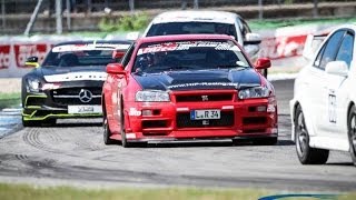 Nissan Skyline R34 GTR  TunerGP 2014 Highlights [upl. by Ednargel597]