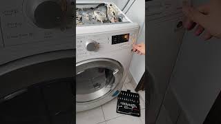 Electrolux Wash n Dry System 7kg5kg Machine Model EWW12742 Fix door can open problem [upl. by Bej649]