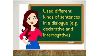 Using Declarative and Interrogative Sentences in A Dialogue [upl. by Mcferren]