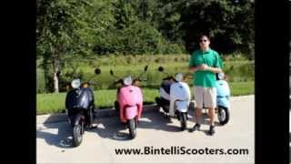 Bintelli Scooters  49cc Breeze Motor Scooter Review Dealers nationwide [upl. by Rustin998]