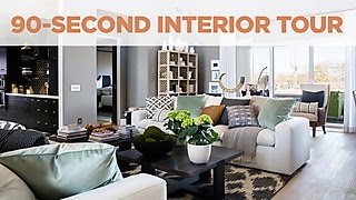 90Second Interior Tour  HGTV Smart Home 2017  HGTV [upl. by Clyte]