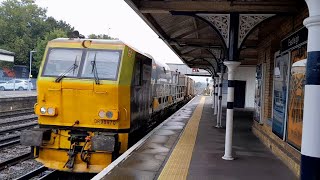 DR98970 and DR98920 passes Eastleigh from Totton yard to Totton yard [upl. by Tessa]