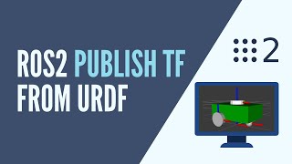 ROS2  How to Publish TFs using URDF and Robot State Publisher [upl. by Jeannine774]