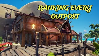 RANKING EVERY OUTPOST IN SEA OF THIEVES [upl. by Cloutman925]