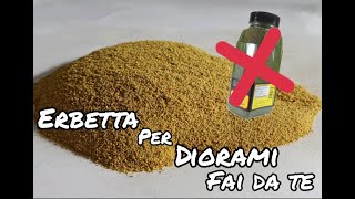 Erbetta per diorami fai da te Herb for DIY dioramas [upl. by Attelliw914]