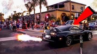 SCARING PEOPLE WITH TOYOTA SUPRA ON 4TH OF JULY [upl. by Beulah132]