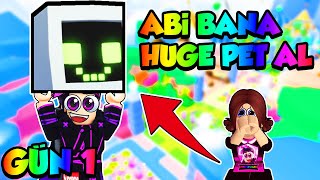 ABİ BANA HUGE PET ALSANA 1GÜN  PET SİMULATOR 99 [upl. by Amahs]