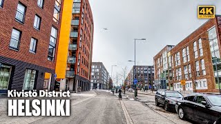 Walk in Helsinki Kivistö District 🇫🇮 Large District of New Buildings [upl. by Quintilla]