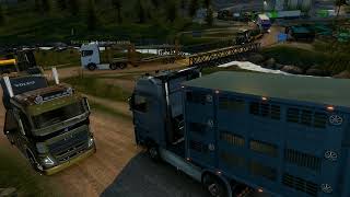 Euro Truck Simulator 2 Truckersmp Kirkenes quarry entrance [upl. by Dnomsaj]