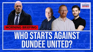 Copland Rd Stand boost  Who starts against Dundee United [upl. by Iaka]