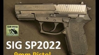 Sig SP2022 9mm Pistol [upl. by Lancelot41]