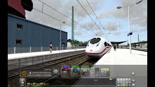 Train Simulator Mit dem ICE 3 Verlaro D als IC 2004 von Kalrsruhe Hbf nach Frankfurt Flug Teil 22 [upl. by Dianuj]