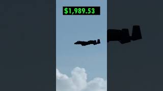 A10 Warthog Cost in Real time [upl. by Masson]