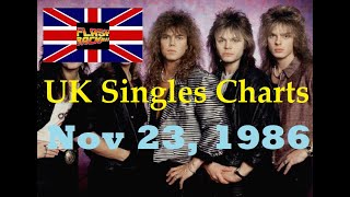 UK Singles Chart Flashback  November 23 1986 [upl. by Ole]