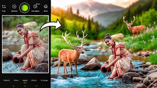 Hypic App photo editing tutorial 💥😱 one click photo background change [upl. by Marrin]