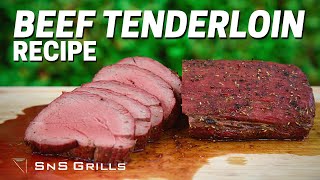 Perfect Grilled Beef Tenderloin  How to BBQ Beef Tenderloin [upl. by Nonnaehr]