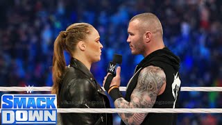 WWE November 202024  Randy Orton Vs Ronda Rousey  SmackDown Live Full Match 2k24 [upl. by Jorrie]