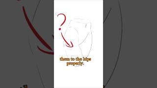 Mistake When Drawing Legs  Quick Art Tips art sketch shorts tutorial drawingtutorial anime [upl. by Lamrej]