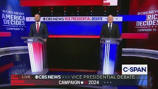 CBS News Vice Presidential Debate Simulcast [upl. by Evars]