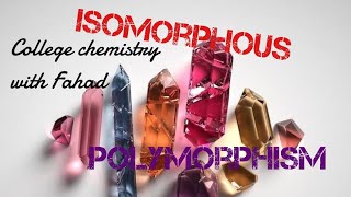 Isomorphism and Polymorphism  difference between them  class 11 chemistry [upl. by Amatruda820]