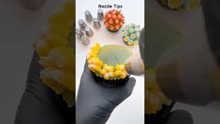 Nozzle Tips 👌 Cake Decorating cakedecorating cakeshorts cake viralcakevideo cakes [upl. by Atined]