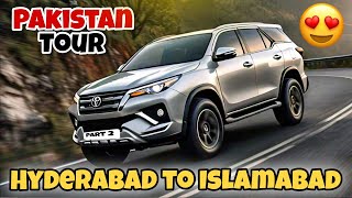 Hyderabad to Islamabad By Road  Heavy Rain in Islamabad☔️  Part 2 [upl. by Hailee]