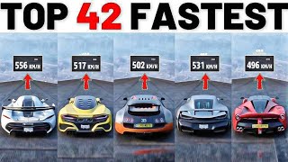 TOP FASTEST HYPERCARS IN FORZA HORIZON 5 [upl. by Pressman192]