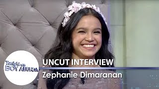 Zephanie Dimaranan  TWBA Uncut Interview [upl. by Eddra]