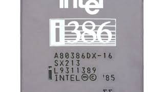 Intel 80386  Wikipedia audio article [upl. by Airol]