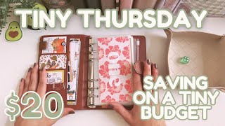 🥑 Tiny Thursday  Saving Money with a Tiny Budget  September Week 4 [upl. by Soane]