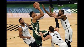 Final 3 Minutes Of Nets vs Bucks Game 3 202021 NBA ECSF [upl. by Serafina780]