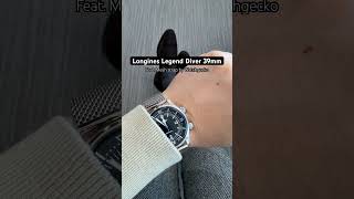 Style Longines Legend Diver 39mm feat Meshstrap by Watchgecko longineswatch watchstrap [upl. by Emelun]