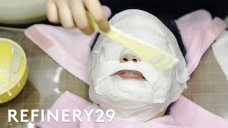 I Got A Glass Skin Facial In South Korea  Beauty With Mi  Refinery29 [upl. by Giliane148]