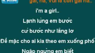 Là Con Gái Thật TuyệtBeat Karaoke Khởi My [upl. by Idnaj406]