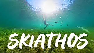 Skiathos Greece  Snorkelling filmed in 8K [upl. by Dulsea543]