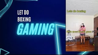 How I do some exercise boxing with meta quest game [upl. by Nylear349]