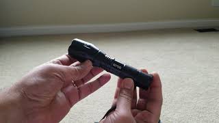 LumiTact G700 Tactical Flashlight Unboxing Review [upl. by Clara]